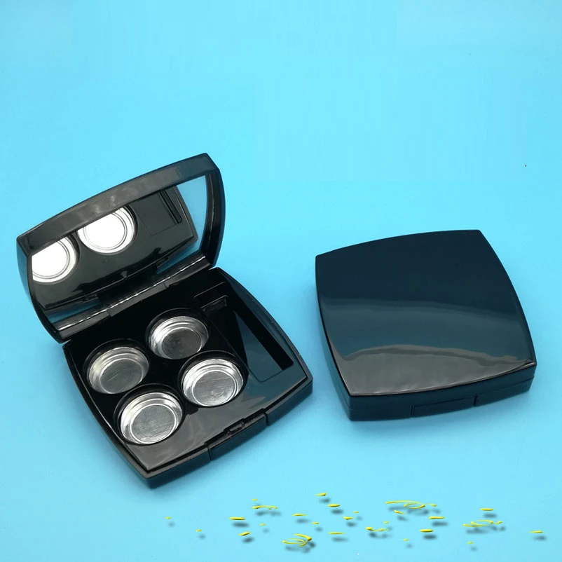 10pcs/lot Empty Eyeshadow Case 21mm Lip Balm Plate 4 Grids Black Cosmetic Powder Compact with mirror DIY Makeup Blush Pack Boxes
10pcs/lot Empty Eyeshadow Case 21mm Lip Balm Plate 4 Grids Black Cosmetic Powder Compact with mirror DIY Makeup Blush Pack Boxes