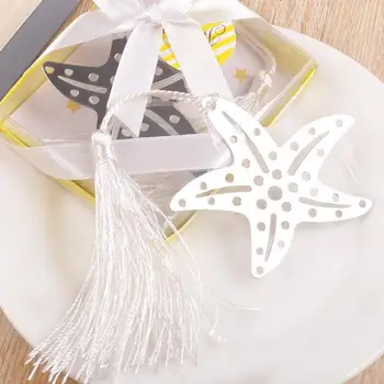 Wholesale Beach Theme Starfish Bookmark With White Silk Tassel Wedding Favors Gifts Party Decoration LX1715
Wholesale Beach Theme Starfish Bookmark With White Silk Tassel Wedding Favors Gifts Party Decoration LX1715