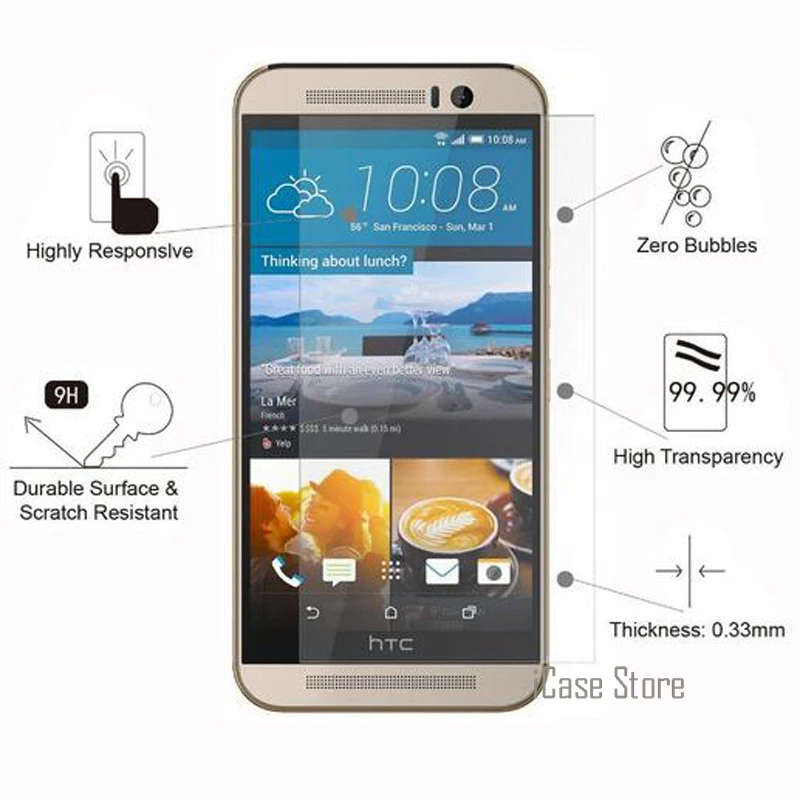 2.5D 9H Screen Protector Tempered Glass For HTC Desire 516 510 526 610 616 816 820 826 E8 E9 EYE M7 M8 Mini M9 plus One max case
2.5D 9H Screen Protector Tempered Glass For HTC Desire 516 510 526 610 616 816 820 826 E8 E9 EYE M7 M8 Mini M9 plus One max case