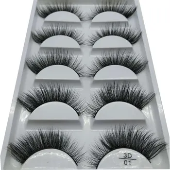 NEW 5 pairs mink eyelashes natural long 3d false lashes 1 box 3d mink lashes false eyelash full strip lash 1cm-1.5cm
NEW 5 pairs mink eyelashes natural long 3d false lashes 1 box 3d mink lashes false eyelash full strip lash 1cm-1.5cm