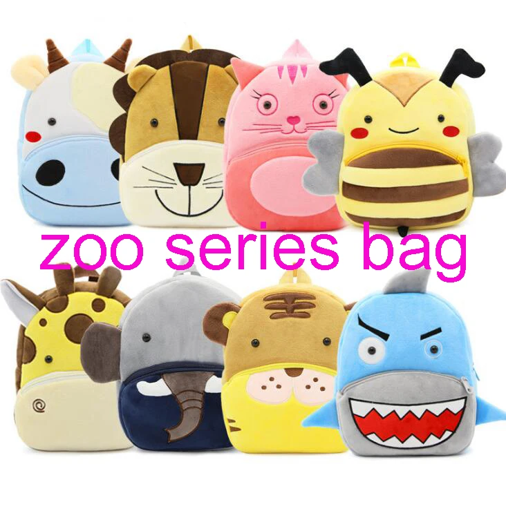 26.5cm lovely zoo series children backpack stuffed bag cute animal early childhood package kids best gift
26.5cm lovely zoo series children backpack stuffed bag cute animal early childhood package kids best gift