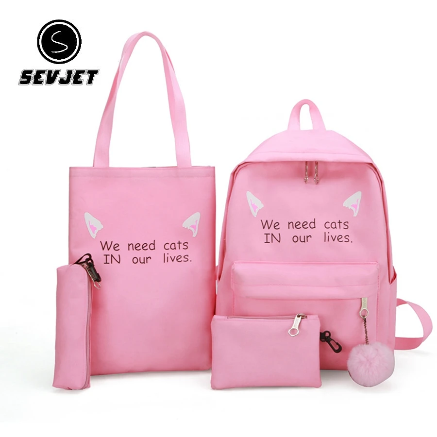 4pcs/set Canvas School bags Set for Teen Girls Female Backpack Schoolbag Feminine Book Bag High Quality Backpack Mochilas CJ1031
4pcs/set Canvas School bags Set for Teen Girls Female Backpack Schoolbag Feminine Book Bag High Quality Backpack Mochilas CJ1031