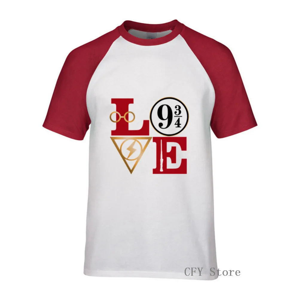 Geometric LOVE nine and three quarter T shirts men Harry Hip hop t-shirt Potter top hipster Tee shirt Eco-cotton leisure tshirt
Geometric LOVE nine and three quarter T shirts men Harry Hip hop t-shirt Potter top hipster Tee shirt Eco-cotton leisure tshirt