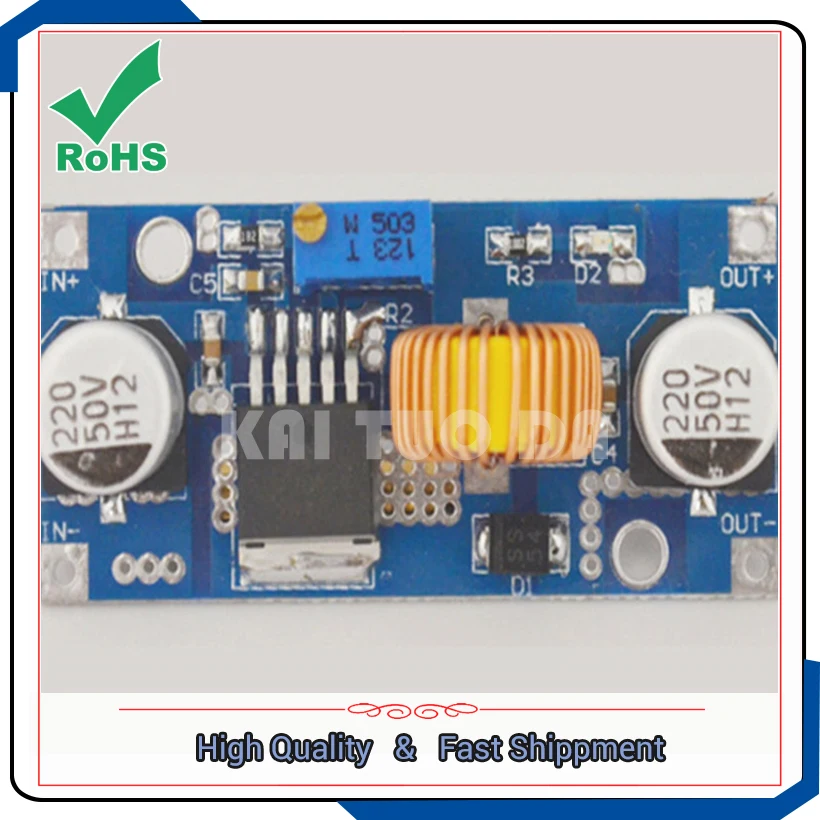 5A DC-DC BUCK adjustable step-down module 4v ~ 38V high power 96% efficiency board power supply converter Voltage Regulators
5A DC-DC BUCK adjustable step-down module 4v ~ 38V high power 96% efficiency board power supply converter Voltage Regulators
