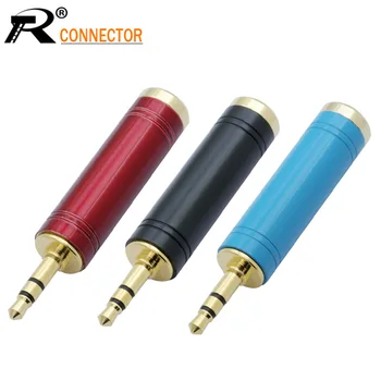 10pcs Microphone Audio Jack 6.35mm female to Plug 3.5mm 3 pole Earphone Adapter Gold-plated Copper Connector Packing
10pcs Microphone Audio Jack 6.35mm female to Plug 3.5mm 3 pole Earphone Adapter Gold-plated Copper Connector Packing