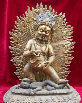 USPS to USA S2240 25" Tibet Tibetan Buddhism Bronze Gilt White Jambhala Buddha Statue
USPS to USA S2240 25" Tibet Tibetan Buddhism Bronze Gilt White Jambhala Buddha Statue