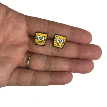 birthday Gift Enamel Animal Jewelry Lovely SpongeBob Patrick Star Earrings Women Earing for kids
birthday Gift Enamel Animal Jewelry Lovely SpongeBob Patrick Star Earrings Women Earing for kids