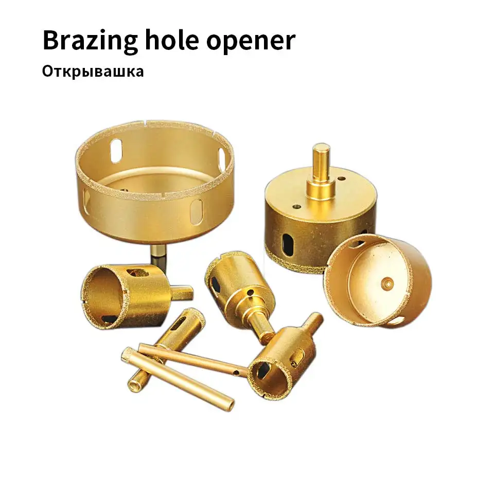 6-100mm Brazed Diamond Core Drill Bit For Marble Concrete Granite Glass Tile Stone Hole Opener 1pc Bit Power Tool Accessories
6-100mm Brazed Diamond Core Drill Bit For Marble Concrete Granite Glass Tile Stone Hole Opener 1pc Bit Power Tool Accessories