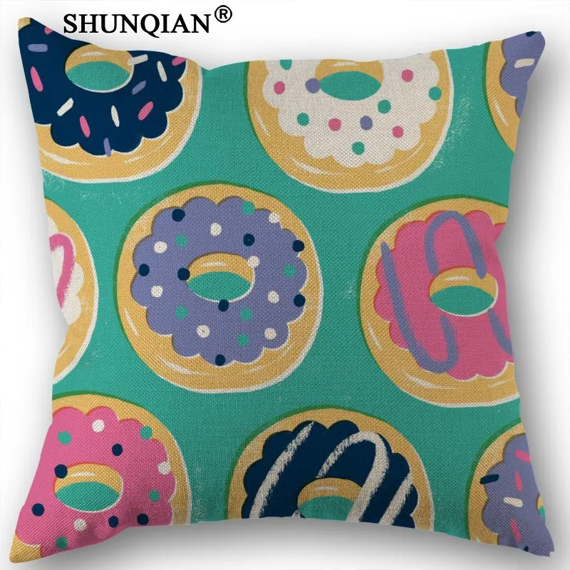 Custom donuts pattern Printed Canvas Pillowcase 45x45cm one sides Wedding Decorative PillowCase Cotton Linen Pillow Cover
Custom donuts pattern Printed Canvas Pillowcase 45x45cm one sides Wedding Decorative PillowCase Cotton Linen Pillow Cover