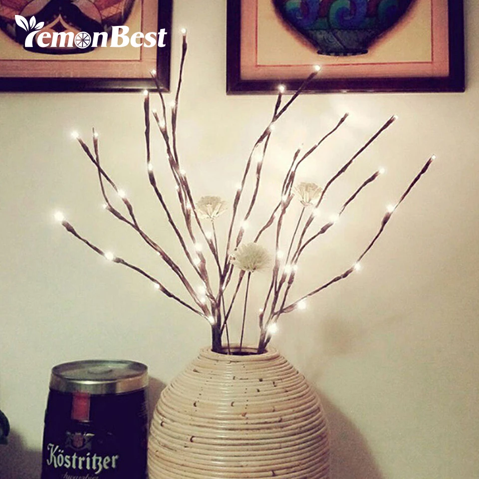 Festival Decorative Willow Twig Lighted 20-LED Branches String Light Battery Powered Branch for Home Decoration Waterproof IP44
Festival Decorative Willow Twig Lighted 20-LED Branches String Light Battery Powered Branch for Home Decoration Waterproof IP44
