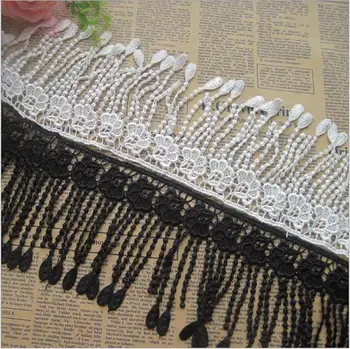 15 yards/lot The New 2017 Polyester Light Tassels Lace Trim Flower Applique DIY Ribbon Wedding Sewing Craft
15 yards/lot The New 2017 Polyester Light Tassels Lace Trim Flower Applique DIY Ribbon Wedding Sewing Craft