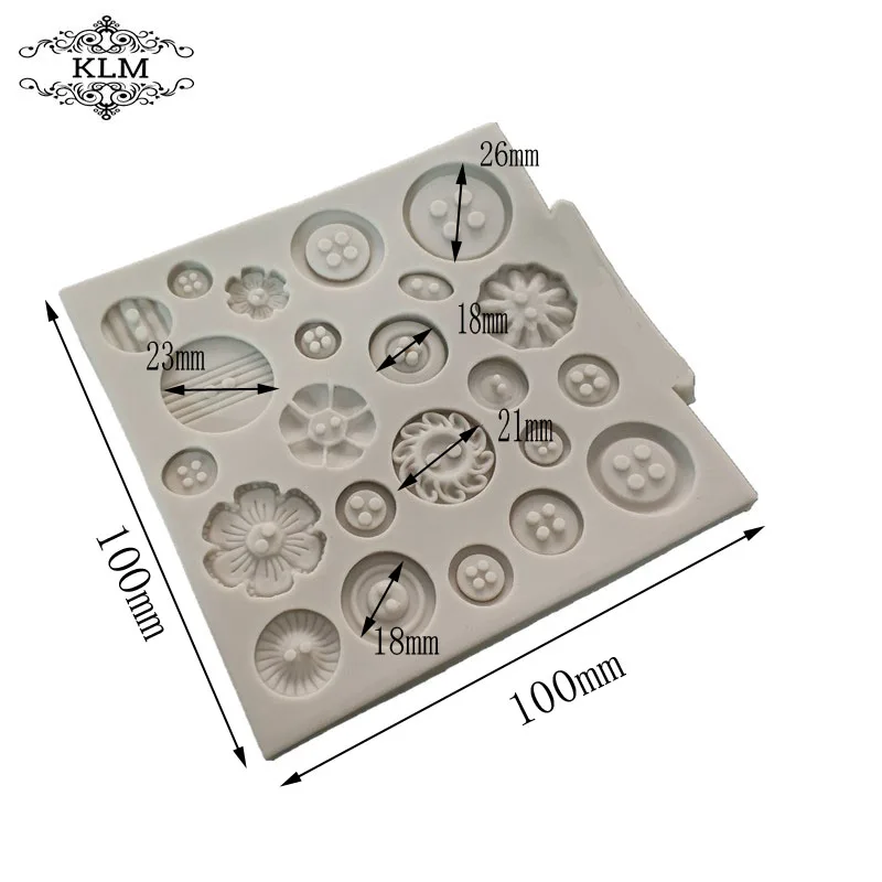 KLM-00220 Square Shape Fondant Cake Chocolate Mould Kitchen Baking Tool Silicone Mold 23 Holes Button Shape
KLM-00220 Square Shape Fondant Cake Chocolate Mould Kitchen Baking Tool Silicone Mold 23 Holes Button Shape
