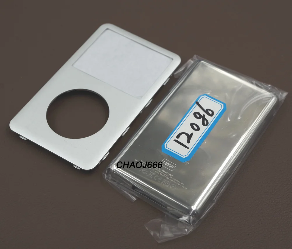 Silver Front Faceplate with Lens Window + Metal Back Housing Case Cover + Tools for iPod 6th gen Classic 120GB
Silver Front Faceplate with Lens Window + Metal Back Housing Case Cover + Tools for iPod 6th gen Classic 120GB
