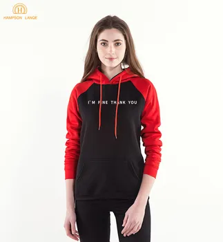 I'm Fine Thank You YOU Adult Funy Hoodies Women 2019 Spring Autumn Kawaii Sweatshirts Women Pink Raglan Hoodie Fleece Hooded
I'm Fine Thank You YOU Adult Funy Hoodies Women 2019 Spring Autumn Kawaii Sweatshirts Women Pink Raglan Hoodie Fleece Hooded