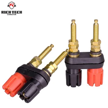 8pcs Excellent quality 4.0mm Extender BINDING POST terminals Dual head banana plug Connector for Speaker Amplifier
8pcs Excellent quality 4.0mm Extender BINDING POST terminals Dual head banana plug Connector for Speaker Amplifier