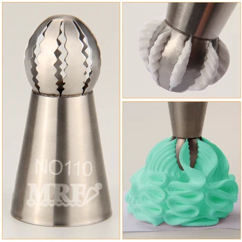 (20pcs/lot)Free Shipping FDA High Quality Stainless Steel Twist Ball Flower Pastry Piping Nozzle #NO110
(20pcs/lot)Free Shipping FDA High Quality Stainless Steel Twist Ball Flower Pastry Piping Nozzle #NO110