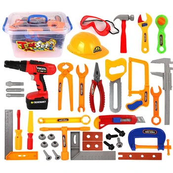 Children's Toolbox Set Simulation Repair Tool Drill Screwdriver Repair Kit House Play Toys Tool Set Puzzle Toy Set For Kids
Children's Toolbox Set Simulation Repair Tool Drill Screwdriver Repair Kit House Play Toys Tool Set Puzzle Toy Set For Kids