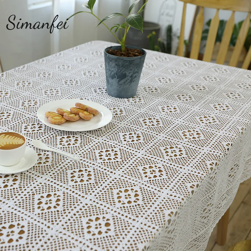 Simanfei Hollow Square Print Decorative Table Cloth Cotton Linen Lace Tablecloth Home Decor Dining Table Cover For Kitchen
Simanfei Hollow Square Print Decorative Table Cloth Cotton Linen Lace Tablecloth Home Decor Dining Table Cover For Kitchen