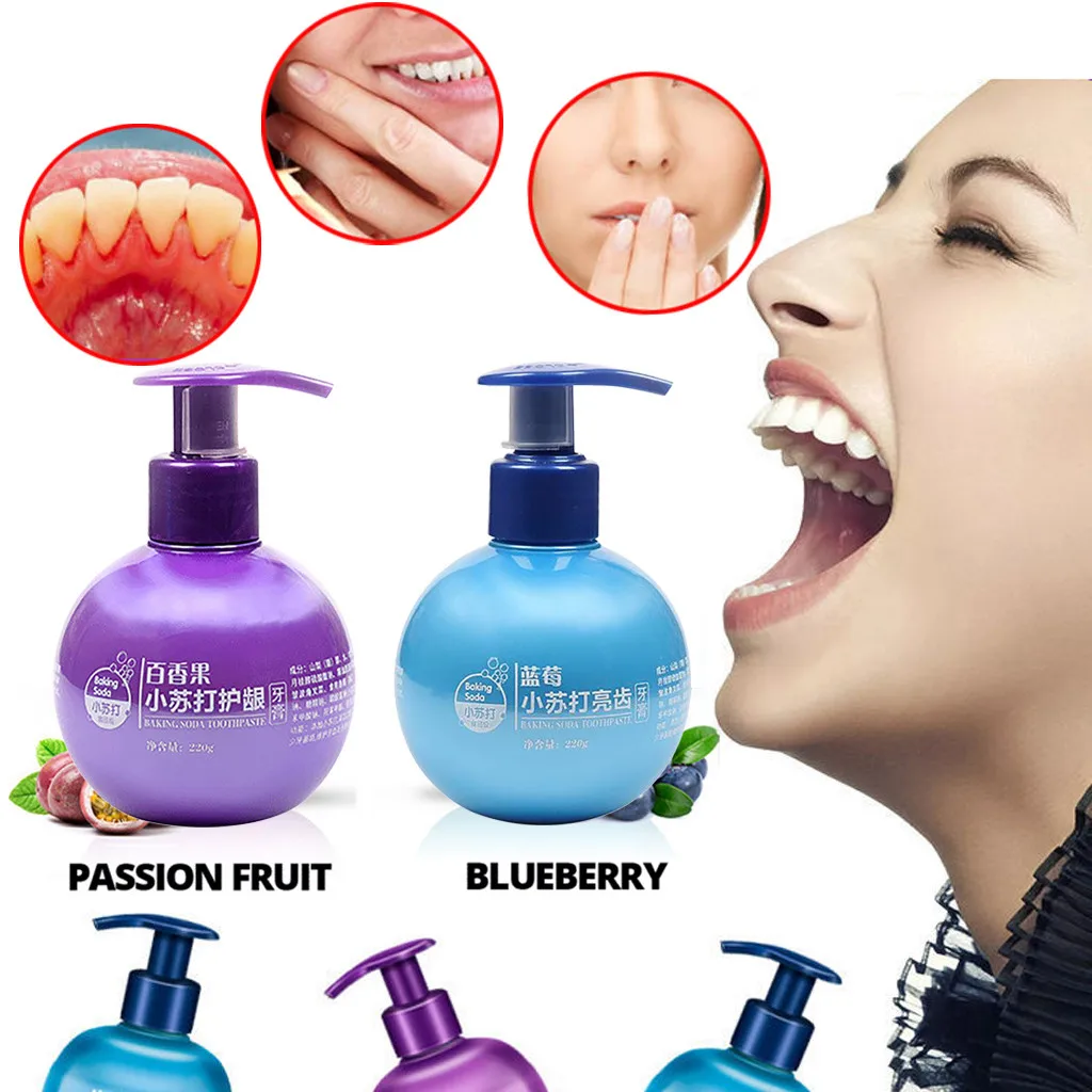 Toothpaste Professional Baking soda Press Whitening Fight Bleeding Gums Toothpaste Stain Removal Multicolor Natural July4
Toothpaste Professional Baking soda Press Whitening Fight Bleeding Gums Toothpaste Stain Removal Multicolor Natural July4