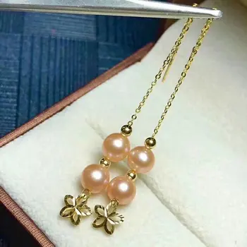 shilovem 18k yellow Natural freshwater pearls Drop Earrings fine Jewelry women trendy wedding gift new myme5-6zz
shilovem 18k yellow Natural freshwater pearls Drop Earrings fine Jewelry women trendy wedding gift new myme5-6zz
