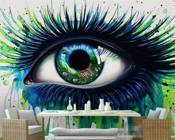 beibehang papier peint mural 3d Custom peacock blue eyelashes painted abstract oil painting background wallpaper 3d on the wall
beibehang papier peint mural 3d Custom peacock blue eyelashes painted abstract oil painting background wallpaper 3d on the wall