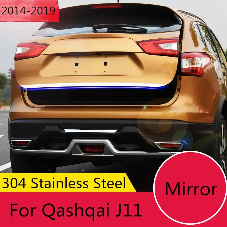 Fit For Nissan Qashqai J11 Stainless Steel Tail Gate Door Cover Trim Rear Trunk Molding Bezel Styling Sticker Garnish 2014-2019
Fit For Nissan Qashqai J11 Stainless Steel Tail Gate Door Cover Trim Rear Trunk Molding Bezel Styling Sticker Garnish 2014-2019