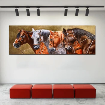RELIABLI HD Print Animal Painting Canvas Art Four Horses Big Size Wall Pictures For Living Room Posters Print No Frame
RELIABLI HD Print Animal Painting Canvas Art Four Horses Big Size Wall Pictures For Living Room Posters Print No Frame