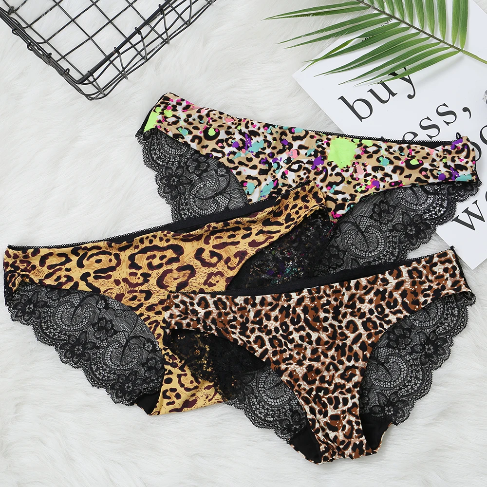Sexy Lace Panties For Women Seamless Ultra-thin Underwear Leopard G String Women's Panties Intimates briefs
Sexy Lace Panties For Women Seamless Ultra-thin Underwear Leopard G String Women's Panties Intimates briefs