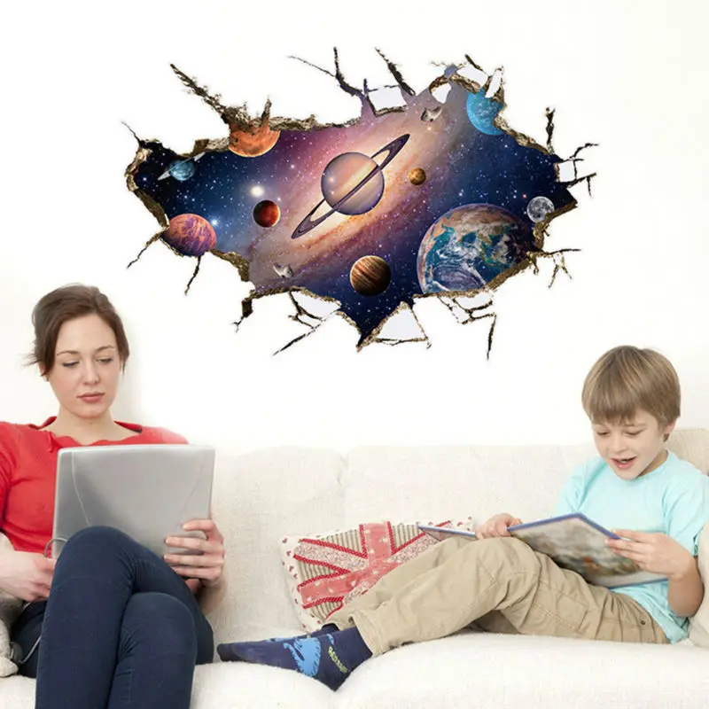 DIY 3D Amazing Cosmos Outer Space Planet Wall Stickers For Kids Room Beatiful Galaxy Sticker Home Decor Gift For Children Newest
DIY 3D Amazing Cosmos Outer Space Planet Wall Stickers For Kids Room Beatiful Galaxy Sticker Home Decor Gift For Children Newest