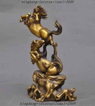 christmas China Fengshui Bronze Success Animal Pentium Gallop 2 Horse lucky horses Statu halloween
christmas China Fengshui Bronze Success Animal Pentium Gallop 2 Horse lucky horses Statu halloween