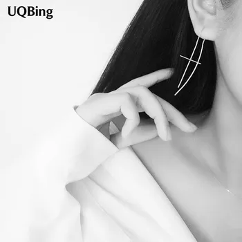 2016 New Design 925 Sterling Silver Cross Earrings Long Earrings For Women Free Shipping Brincos
2016 New Design 925 Sterling Silver Cross Earrings Long Earrings For Women Free Shipping Brincos