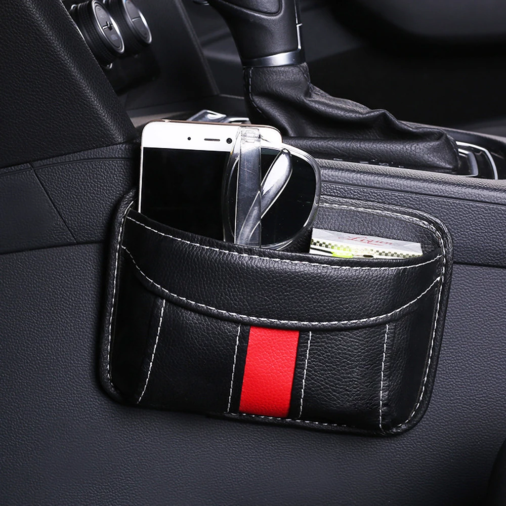 car phone holder Car storage bag hanging bag car adhesive seat clip leather storage bag mobile phone storage box pu leather
car phone holder Car storage bag hanging bag car adhesive seat clip leather storage bag mobile phone storage box pu leather