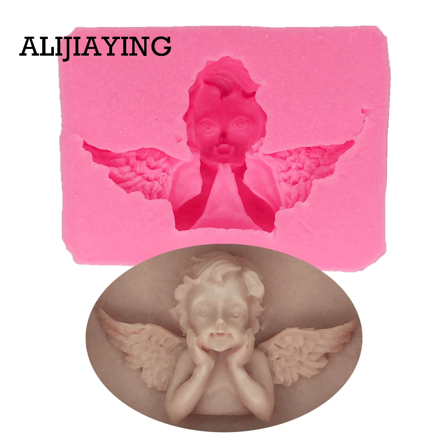 M1288 1Pcs DIY Angel boy Frame silicone mold fondant tools cake mold chocolate gumpaste mold
M1288 1Pcs DIY Angel boy Frame silicone mold fondant tools cake mold chocolate gumpaste mold