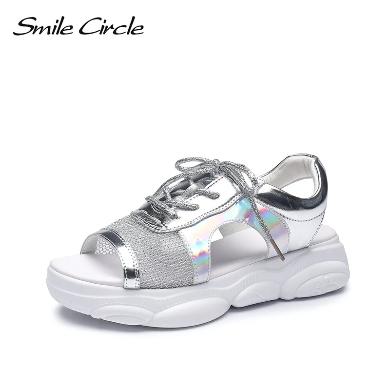 Smile Circle 2019 Summer Casual Sandals Women flat platform Shoes Genuine Leather Fashion Lace-Up Sandals Open Toed Shoes
Smile Circle 2019 Summer Casual Sandals Women flat platform Shoes Genuine Leather Fashion Lace-Up Sandals Open Toed Shoes