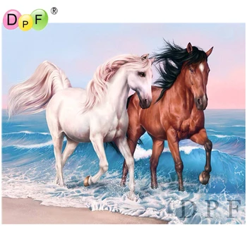 DPF Diamond Mosaic Embroidery River white horse and dark hors Diamond Painting Cross Stitch Square Sets Unfinished Decor picture
DPF Diamond Mosaic Embroidery River white horse and dark hors Diamond Painting Cross Stitch Square Sets Unfinished Decor picture