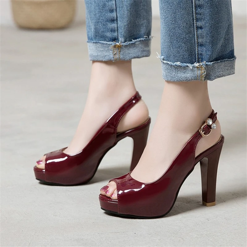 Elegant Lady Summer Thin High Heels Shoes