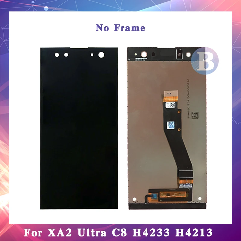 6.0'' For Sony Xperia XA2 Ultra C8 H4233 H4213 H3213 H3223 LCD Display Screen With Touch Screen Digitizer Assembly High Quality
6.0'' For Sony Xperia XA2 Ultra C8 H4233 H4213 H3213 H3223 LCD Display Screen With Touch Screen Digitizer Assembly High Quality