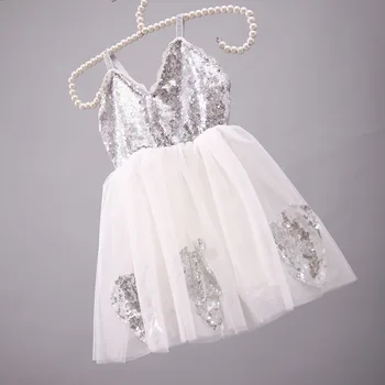 2016 princess costume new girls silver sequin with white tulle kids wedding dress strapped little girls ball gown dresses
2016 princess costume new girls silver sequin with white tulle kids wedding dress strapped little girls ball gown dresses