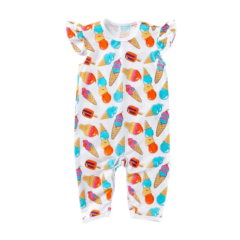 2019 Baby Girls Sleeveless Romper O-neck Summer Baby Fly Sleeve Jumpsuit Cotton Ice Cream Print Infant Newborn Clothes
2019 Baby Girls Sleeveless Romper O-neck Summer Baby Fly Sleeve Jumpsuit Cotton Ice Cream Print Infant Newborn Clothes
