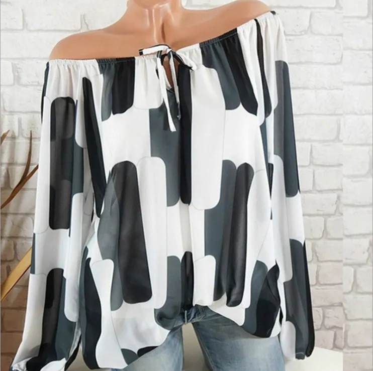 Big Size 2019 New Fashion Spring Autumn Blouse Women Plus Size Casual Long Sleeve Slash neck Print Blouse Sexy Party Chiffon Top
Big Size 2019 New Fashion Spring Autumn Blouse Women Plus Size Casual Long Sleeve Slash neck Print Blouse Sexy Party Chiffon Top