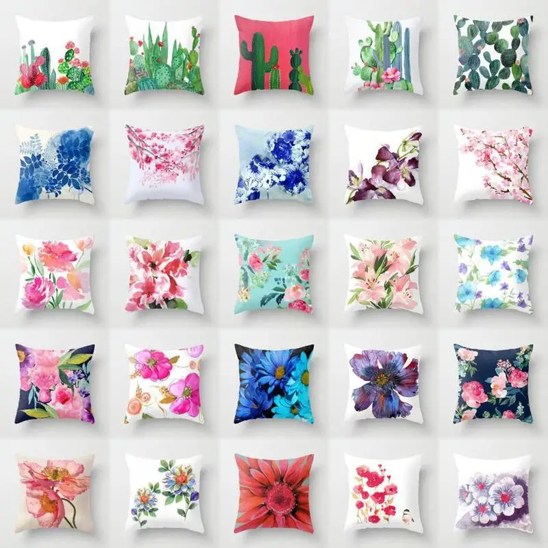 ANCRV Polyester Flower Plant Pattern Printing 45*45cm Decorative Throw Pillow Waist Cushion Cover Home Car Decoration Modern New
ANCRV Polyester Flower Plant Pattern Printing 45*45cm Decorative Throw Pillow Waist Cushion Cover Home Car Decoration Modern New