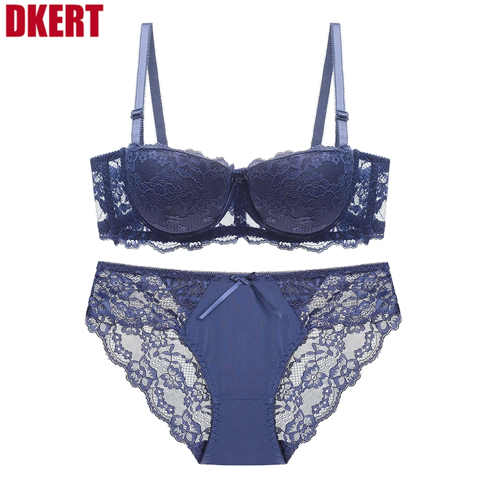 DKERT Sexy Bra Set Women Lace Bra And Panty Sets Plus Size Half Cup Push Up Bra and Panty Set Lingerie Set
DKERT Sexy Bra Set Women Lace Bra And Panty Sets Plus Size Half Cup Push Up Bra and Panty Set Lingerie Set