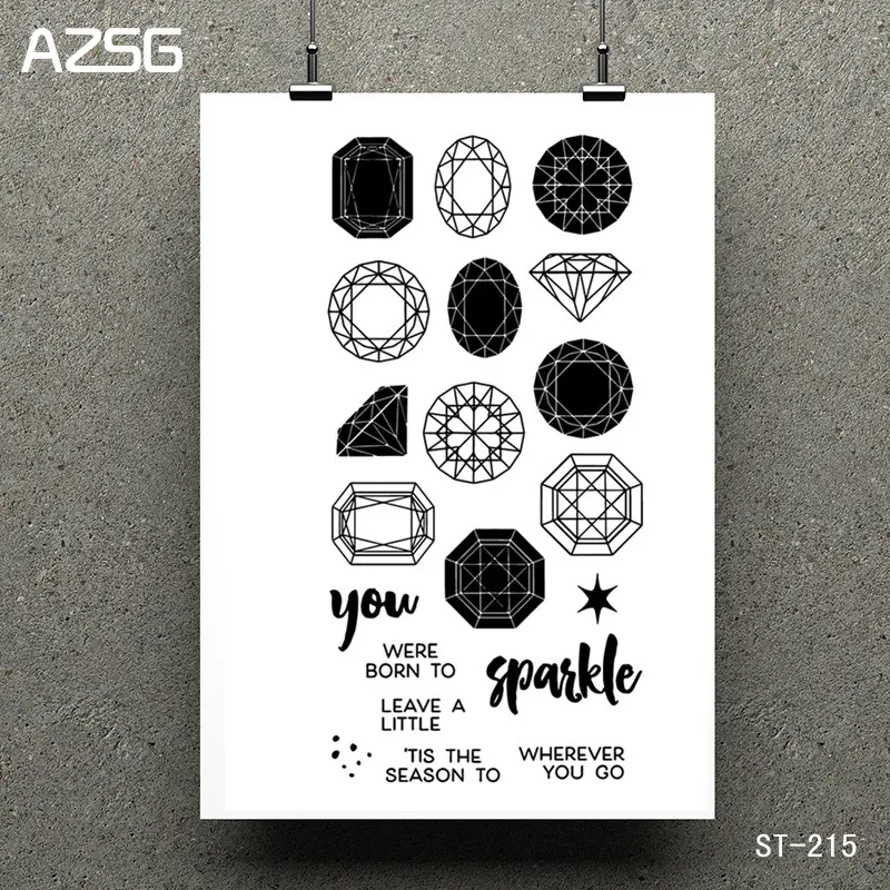 Gem Clear Stamp for Scrapbooking Rubber Stamp Seal Paper Craft Clear Stamps Card Making
Gem Clear Stamp for Scrapbooking Rubber Stamp Seal Paper Craft Clear Stamps Card Making