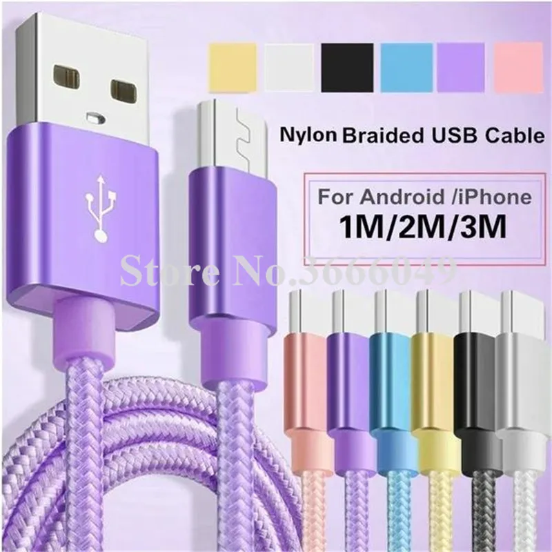 200pcs 1m 2m 3m TYPE C USB Cable Nylon Braided Data Sync cable accessory bundles for samsung s8 s9 s9 plus
200pcs 1m 2m 3m TYPE C USB Cable Nylon Braided Data Sync cable accessory bundles for samsung s8 s9 s9 plus