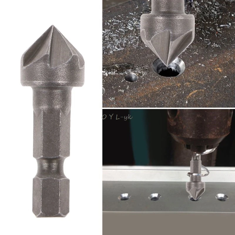 6 Flute Countersink Drill Bit 90 Degree Point Angle Chamfer Cutting Woodworking Tool
6 Flute Countersink Drill Bit 90 Degree Point Angle Chamfer Cutting Woodworking Tool
