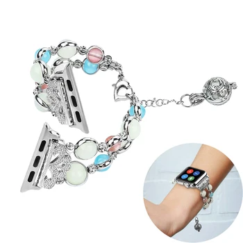 Luminous beads&bracelet for apple watch band 42mm 38mm 44mm 40mm correa stainless steel strap for iwatch pulseira 5/4/3/2/1
Luminous beads&bracelet for apple watch band 42mm 38mm 44mm 40mm correa stainless steel strap for iwatch pulseira 5/4/3/2/1