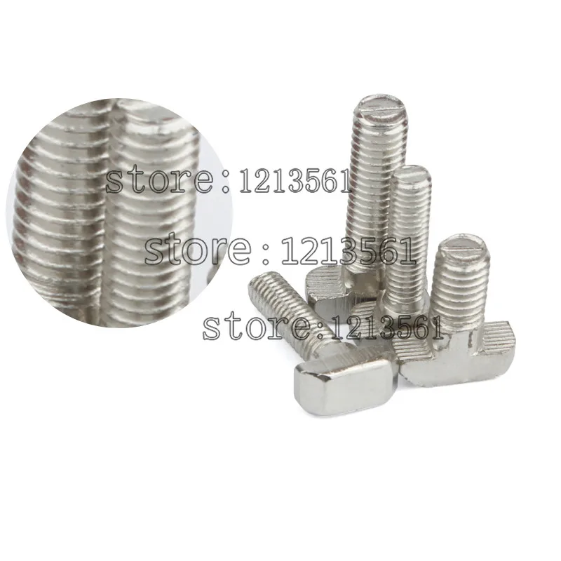 45 M8*25 Hammer Head T Bolt Aluminum Connector T Head Screws for 4545 Aluminum Profile CNC Nut DIY Parts 50pcs/lot
45 M8*25 Hammer Head T Bolt Aluminum Connector T Head Screws for 4545 Aluminum Profile CNC Nut DIY Parts 50pcs/lot