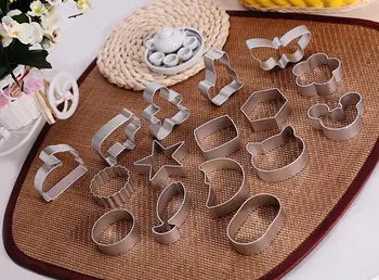 20set DIY Kitchen Baking Fondant Cake Decorating cookie mold Tools Pastry Aluminium Alloy Cookie Cutter Sugar craft
20set DIY Kitchen Baking Fondant Cake Decorating cookie mold Tools Pastry Aluminium Alloy Cookie Cutter Sugar craft