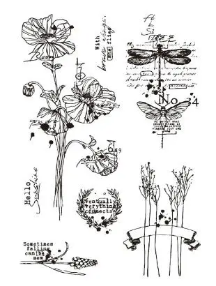 flower Transparent Clear Silicone Stamp/seal for DIY Scrapbooking/ Album Decorative Clear Stamp Sheets A1358
flower Transparent Clear Silicone Stamp/seal for DIY Scrapbooking/ Album Decorative Clear Stamp Sheets A1358