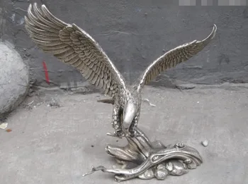 Details about 8" Chinese silver carved fine beautiful spread the wings eagle Sculpture statue
Details about 8" Chinese silver carved fine beautiful spread the wings eagle Sculpture statue